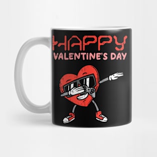 Happy Valentines Day Dab Heart Gamer Valentine Boys Kids Mug